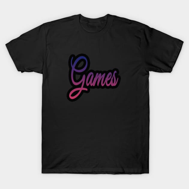 games T-Shirt by Socity Shop